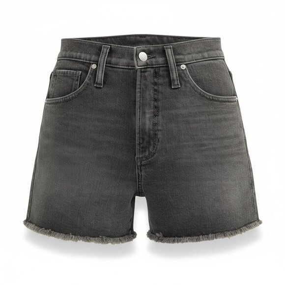 NWT SILVER JEANS "Highly Desirable" High Rise Short in Black Size 27 - Picture 4 of 10